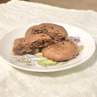 簡単⭐カントリーマアム風チョコクッキー